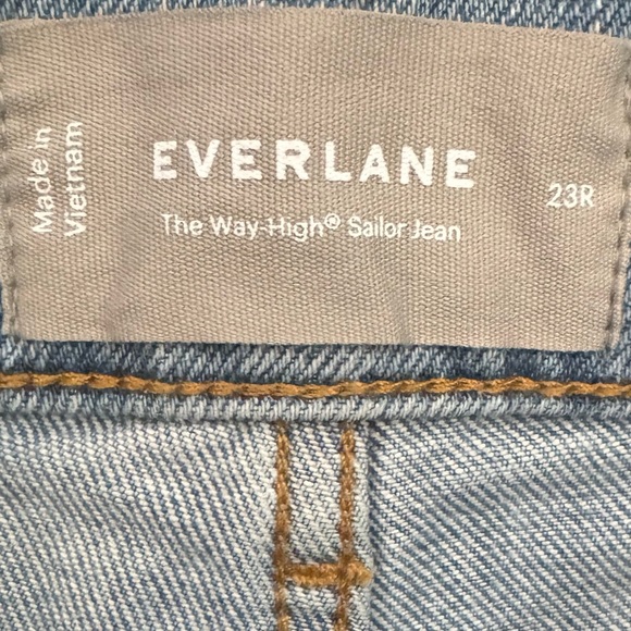 Everlane The Way High Sailor Jean Size 23 - Picture 3 of 4